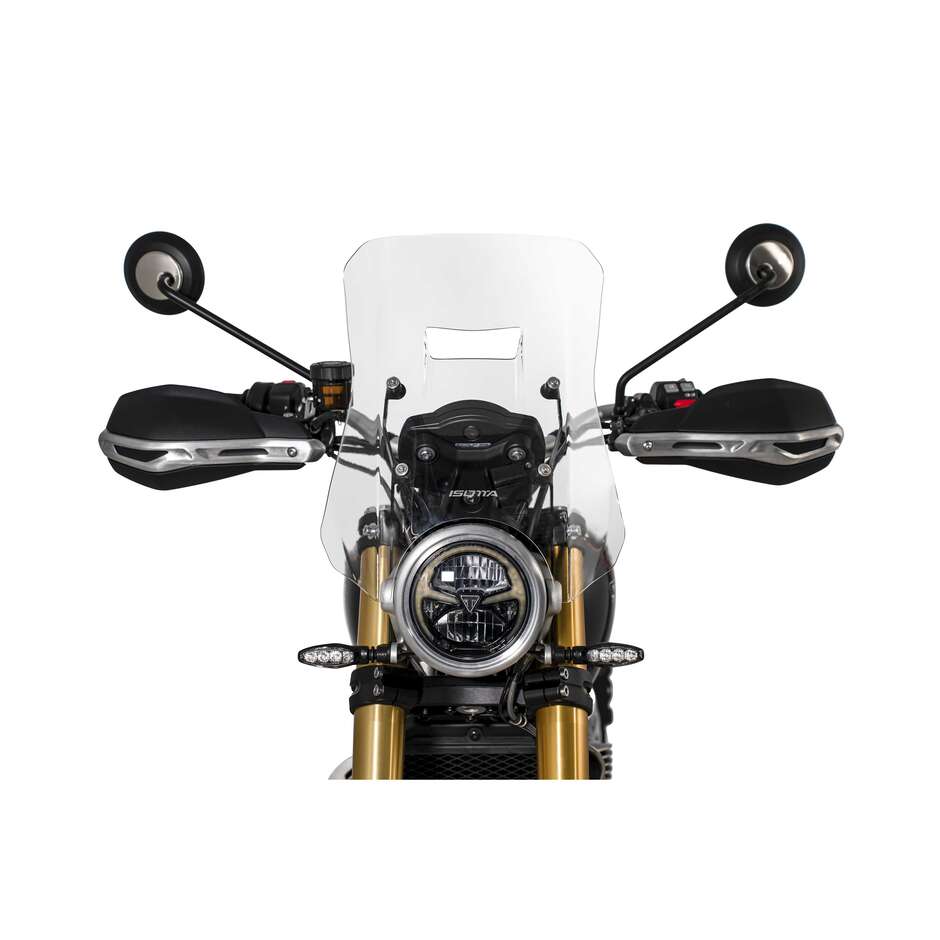 Pare-brise Isotta Endurance Race pour Triumph Scrambler 1200 X / XE Transparent