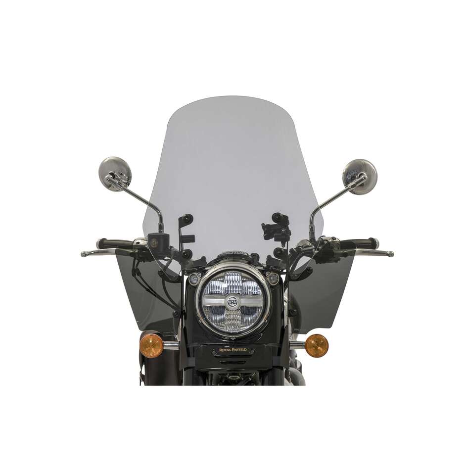 Pare-brise Isotta Medium pour ROYAL ENFIELD Classic 650, teinte fumée claire
