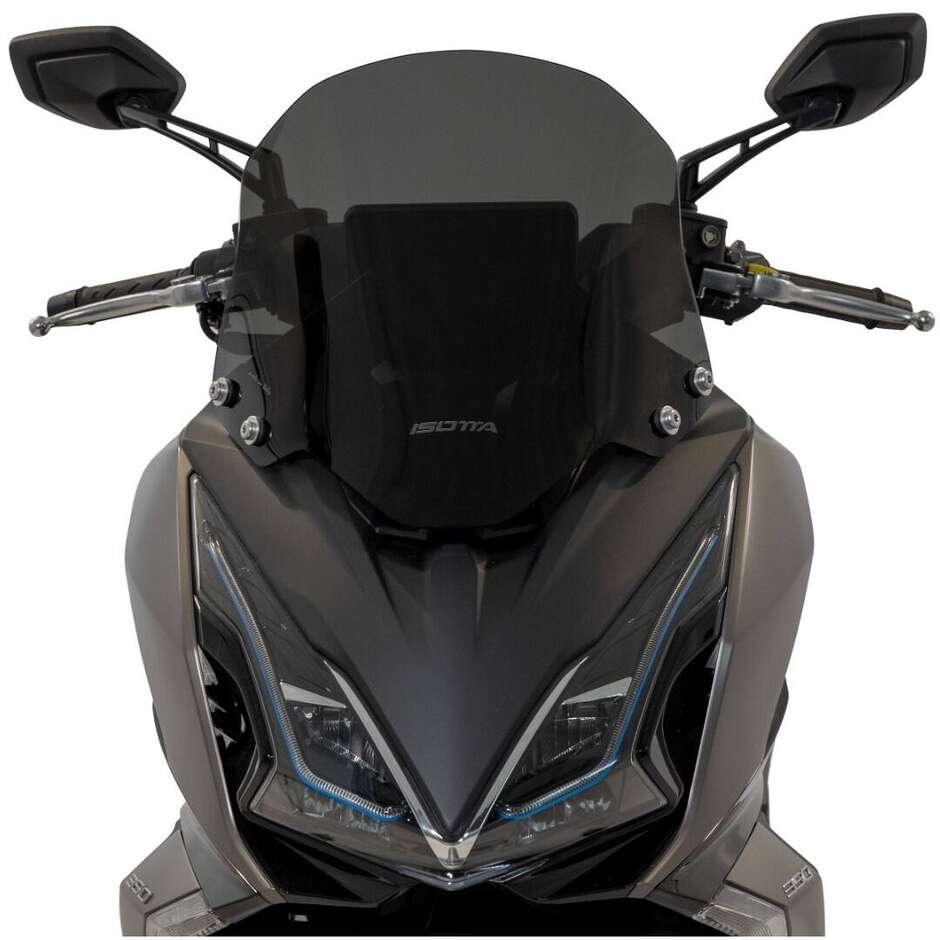 Pare-brise Isotta pour Kymco Downtown GT 350 2024 Fumé foncé