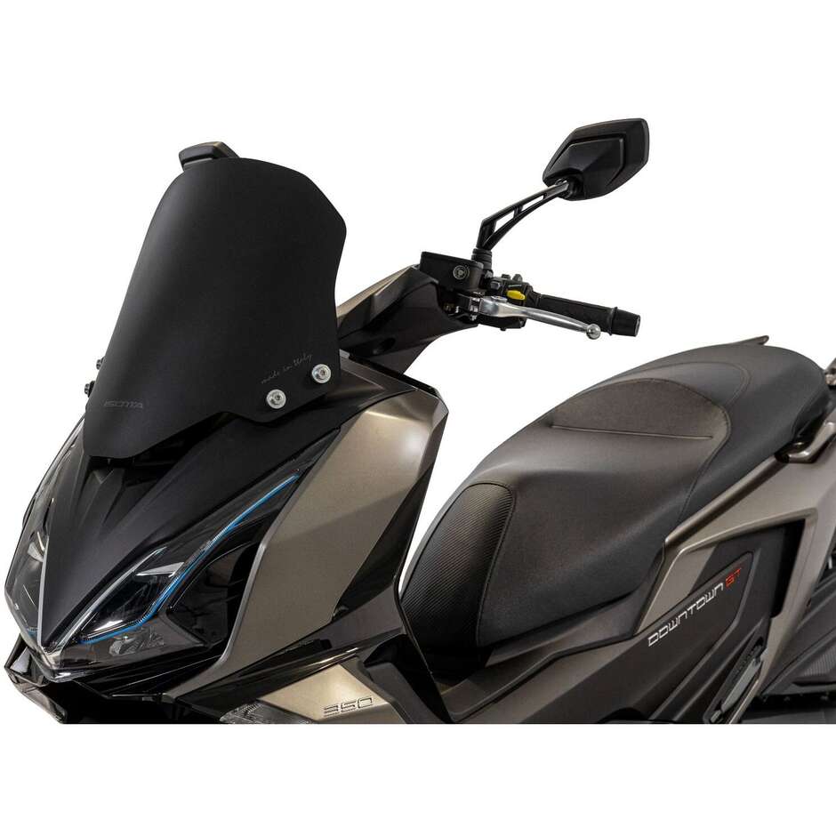 Pare-brise Isotta pour Kymco Downtown GT 350 2024 Noir Mat