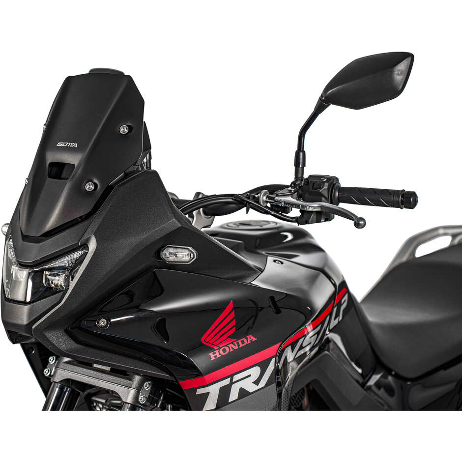 Pare-brise Isotta Sport pour Honda Transalp XL 750 Noir mat