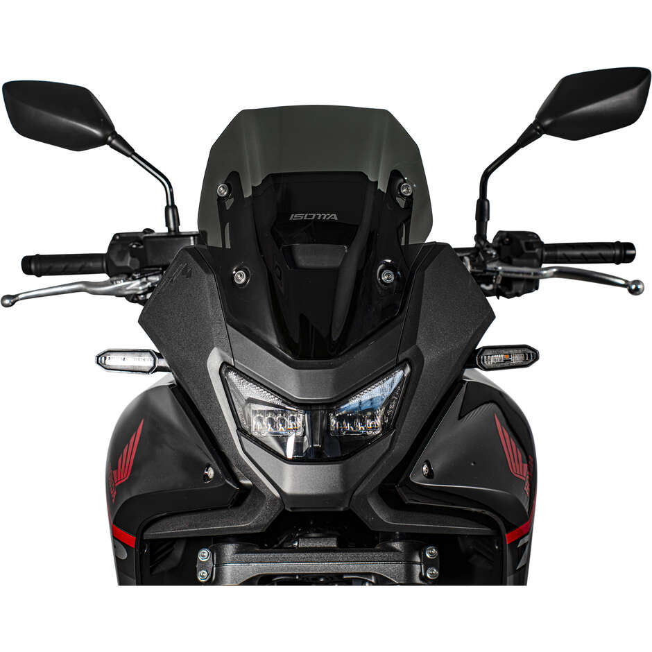 Pare-brise Isotta Sport pour Honda Transalp XL 750, teinte fumée foncée