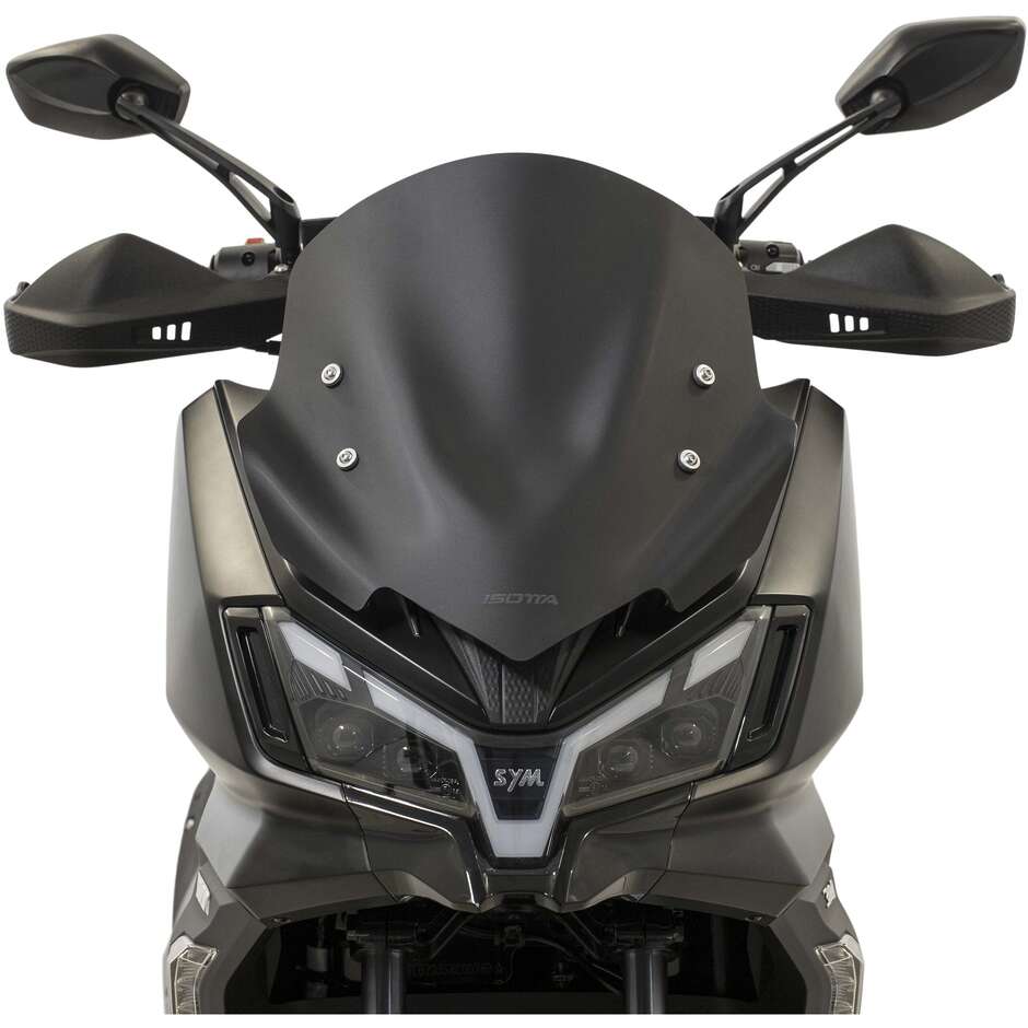 Pare-brise Isotta Sport pour SYM ADX 300 Noir mat