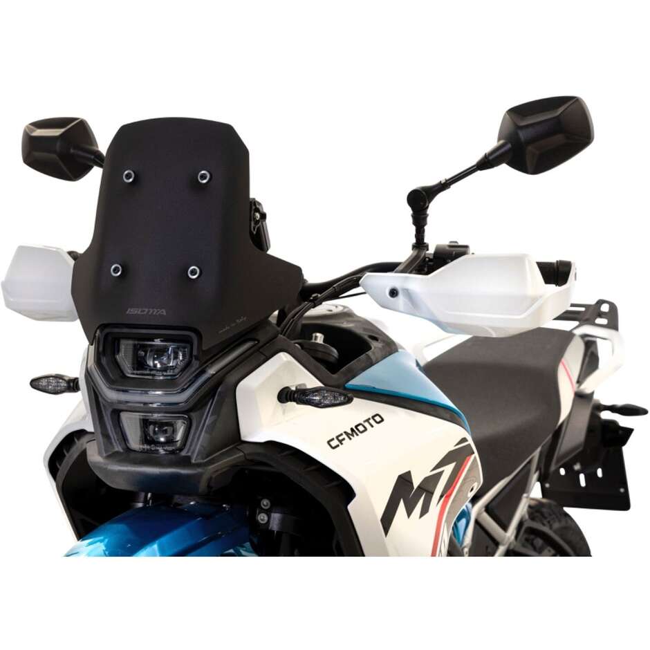 Pare-brise Isotta Sport Rally pour CF MOTO MT 450 à partir de 2024, noir mat