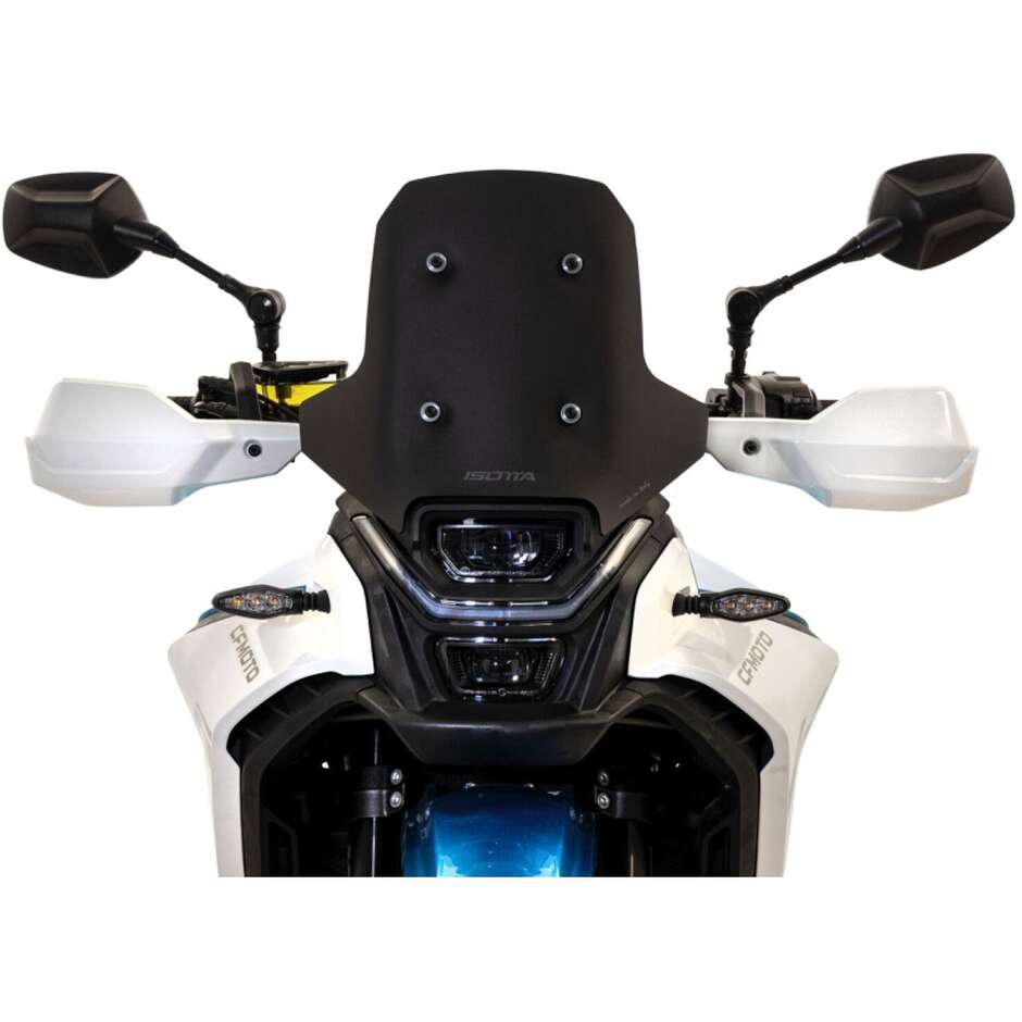 Pare-brise Isotta Sport Rally pour CF MOTO MT 450 à partir de 2024, noir mat