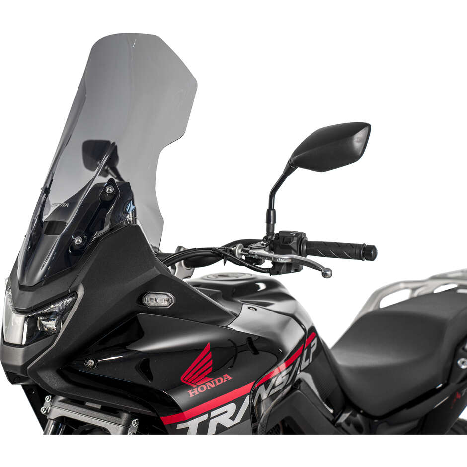 Pare-brise Isotta Super Touring pour Honda Transalp XL 750, teinte fumée claire