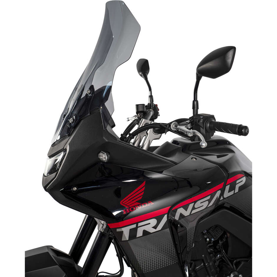 Pare-brise Isotta Super Touring pour Honda Transalp XL 750, teinte fumée claire