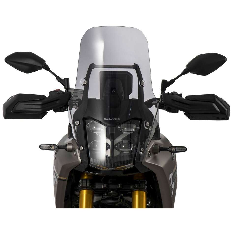 Pare-brise Isotta Touring sans phare pour YAMAHA Tenerè 700, teinte fumée claire