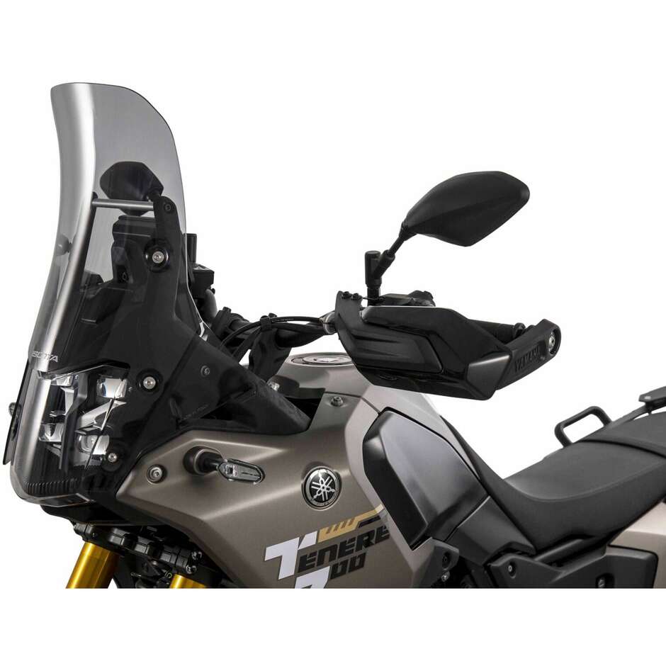 Pare-brise Isotta Touring sans phare pour YAMAHA Tenerè 700, teinte fumée claire