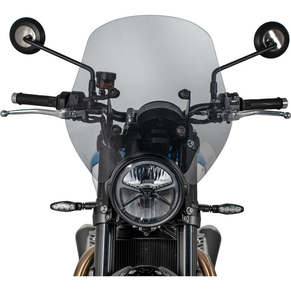 Pare-brise Isotta à protection moyenne pour Triumph Speed Twin 900 (2025), teinte fumée claire