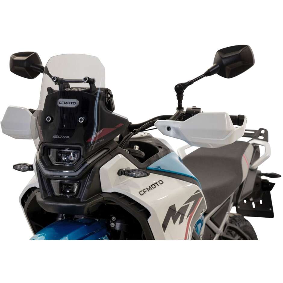 Pare-brise Moto Isotta Sportivo Rally pour CF MOTO MT 450 à partir de 2024, fumé clair
