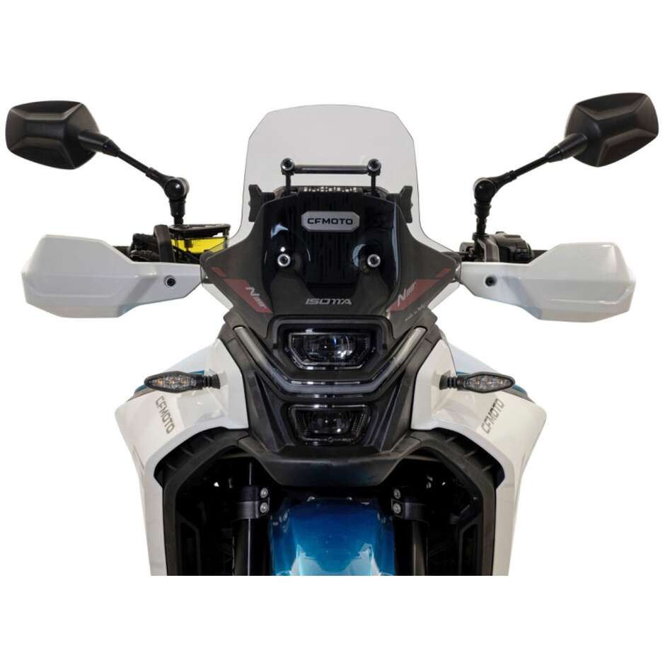 Pare-brise Moto Isotta Sportivo Rally pour CF MOTO MT 450 à partir de 2024, fumé clair