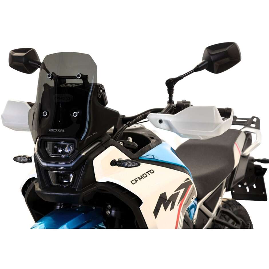 Pare-brise Moto Isotta Sportivo Rally pour CF MOTO MT 450 à partir de 2024, fumé foncé