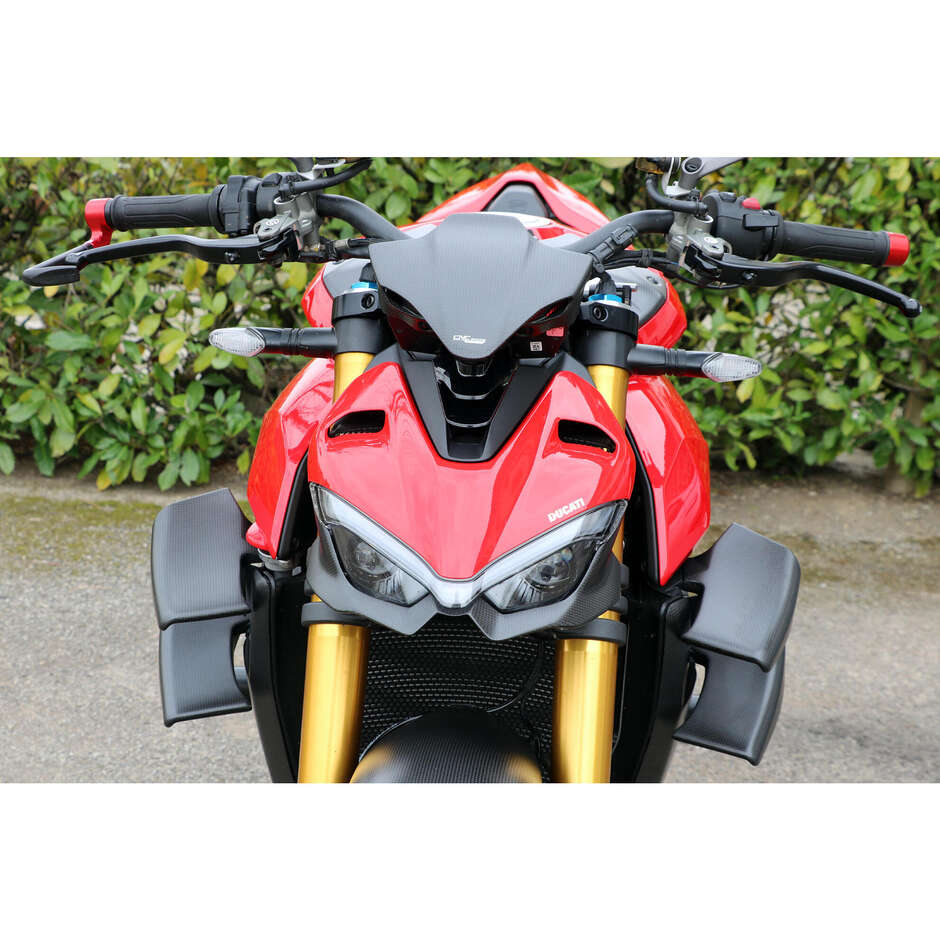 Pare-brise sport en carbone CNC Racing Ducati Streetfighter mat