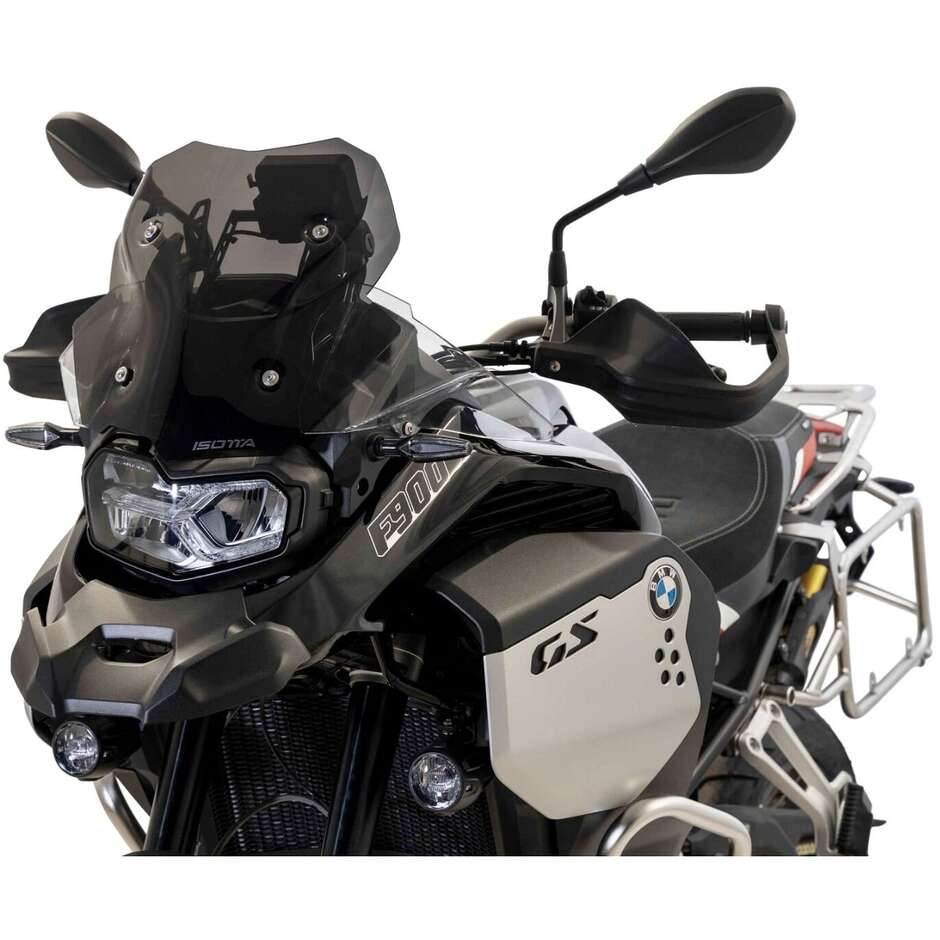 Pare-brise sport Isotta pour BMW F900 GS Adventure à partir de 2024, fumé foncé