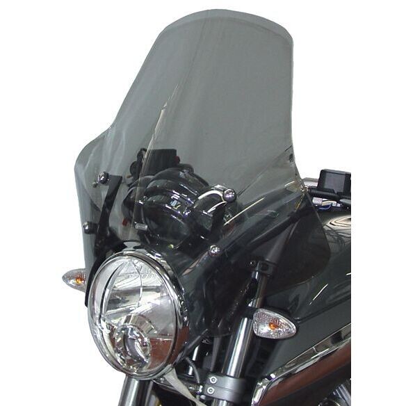 Pare-brise Moto Mini AF Asahi N°99 – Écran PVC Transparent 13x22in, Fixation Sur Poignée