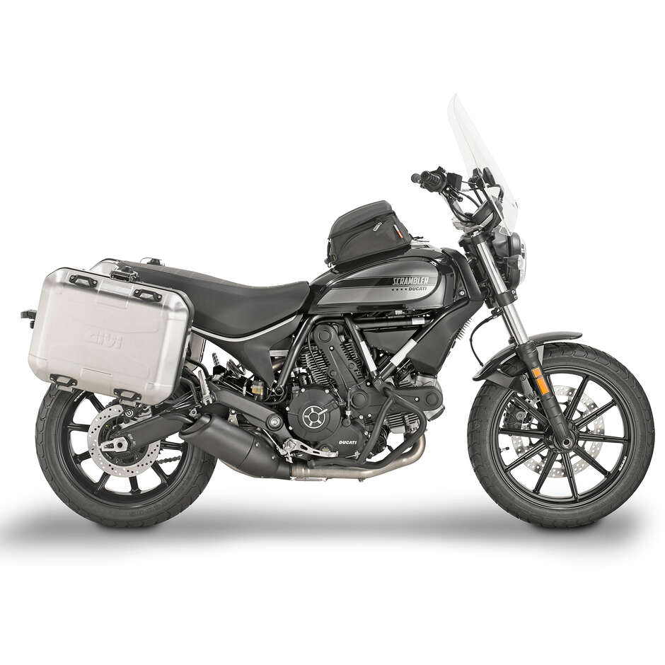 Pare-brise transparent Givi 7407A pour DUCATI Scrambler 400 (16 > 21); Icône Scrambler 800 (15 > 23)
