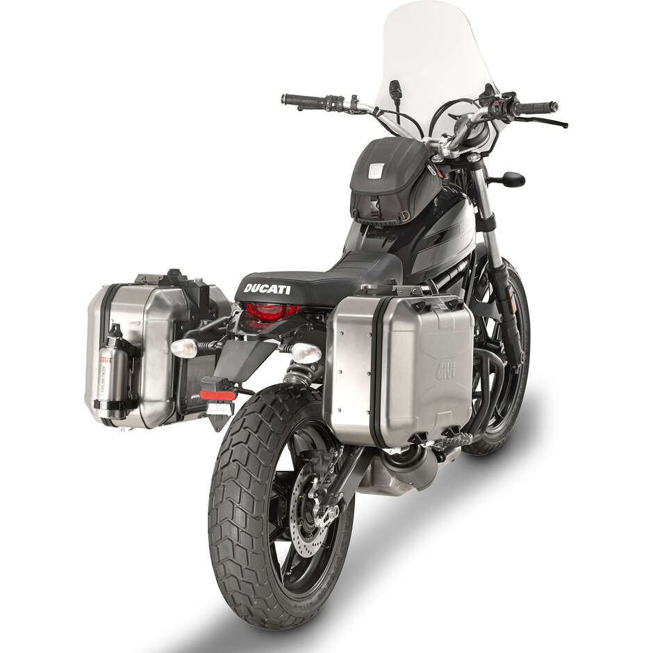 Pare-brise transparent Givi 7407A pour DUCATI Scrambler 400 (16 > 21); Icône Scrambler 800 (15 > 23)