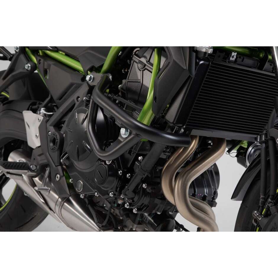 Pare-moteur noir Sw-Motech SBL.08.866.10000/B pour Kawasaki Z650 (16-) / Z650RS (21-)