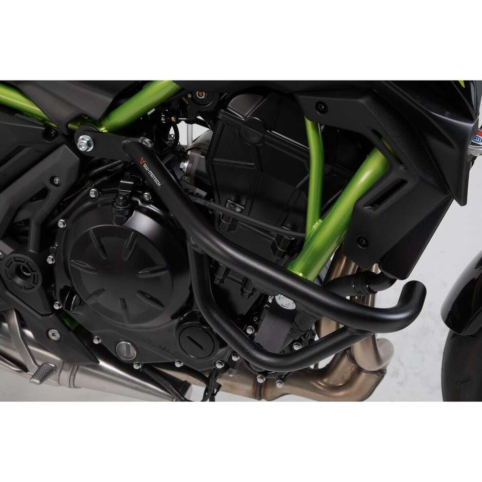 Pare-moteur noir Sw-Motech SBL.08.866.10000/B pour Kawasaki Z650 (16-) / Z650RS (21-)
