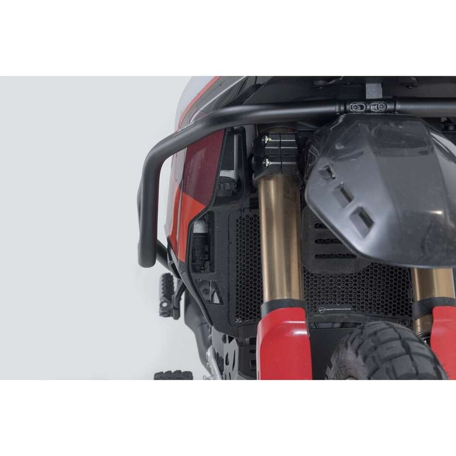 Pare-moteur noir Sw-Motech SBL.22.995.10003/B pour Ducati DesertX (22-25) et DesertX Rally (23-25)