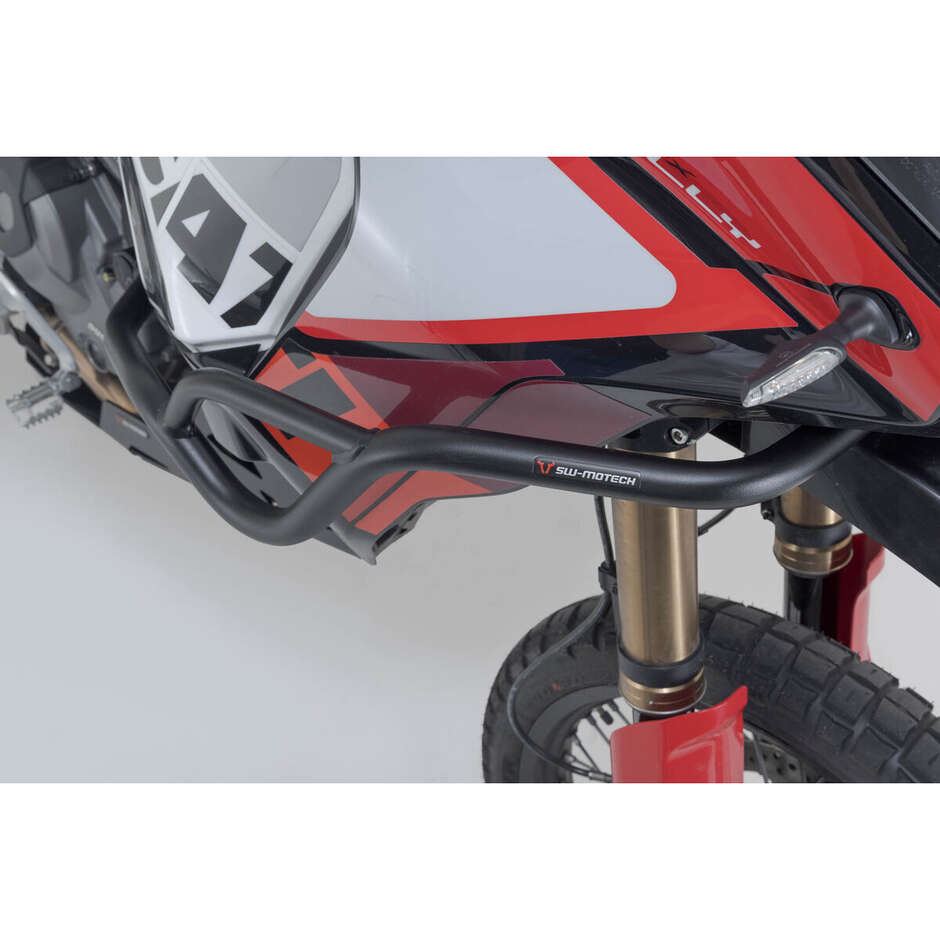 Pare-moteur noir Sw-Motech SBL.22.995.10003/B pour Ducati DesertX (22-25) et DesertX Rally (23-25)