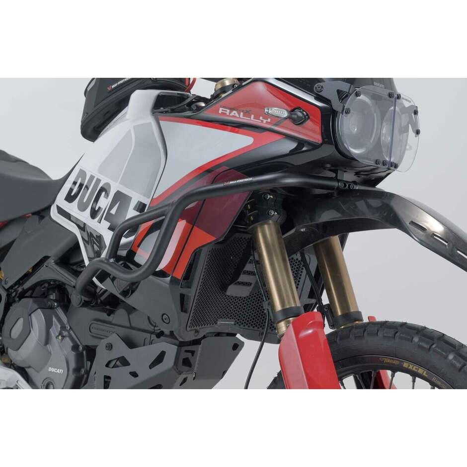 Pare-moteur noir Sw-Motech SBL.22.995.10003/B pour Ducati DesertX (22-25) et DesertX Rally (23-25)