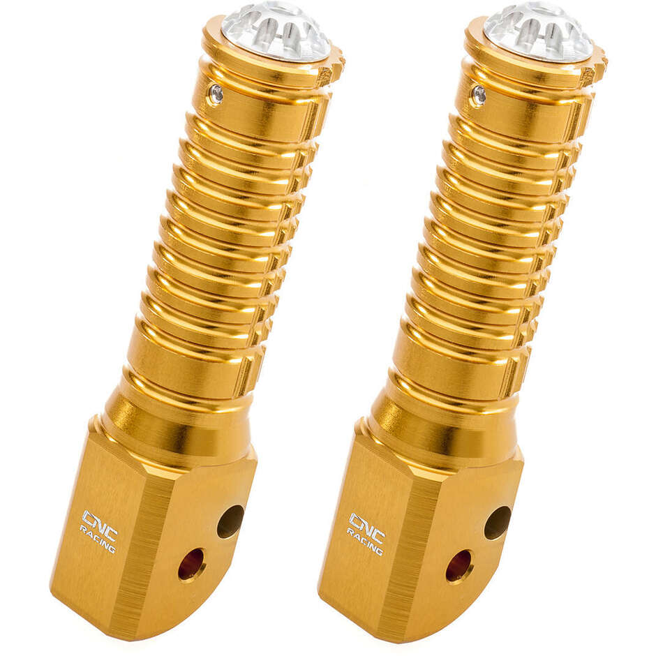 Passenger Footrest for Original Ducati CNC Racing PC122 Gold Footpegs