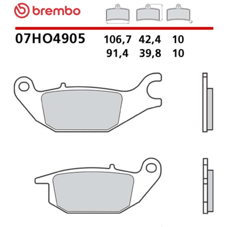 Pastiglie Freno Moto Carbon Ceramic Posteriori Brembo CC 07HO4905 Per HONDA GB C (2024-2026); GB S (2024-2026) e altri modelli