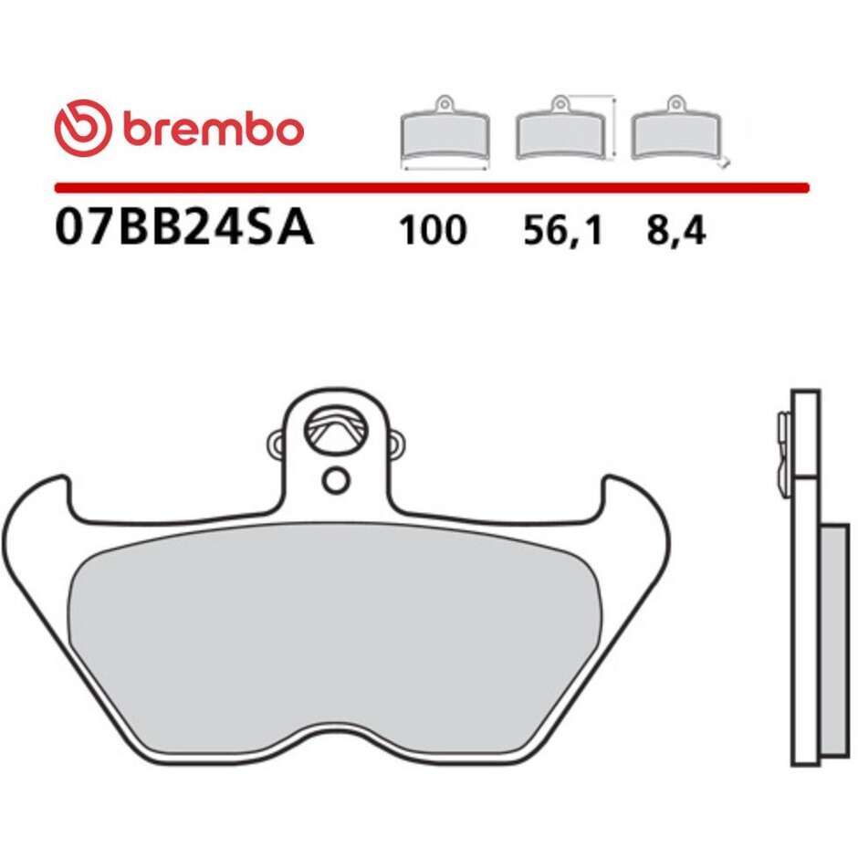 Pastiglie Freno Moto Sinterizzate Anteriori Brembo SA 07BB24SA