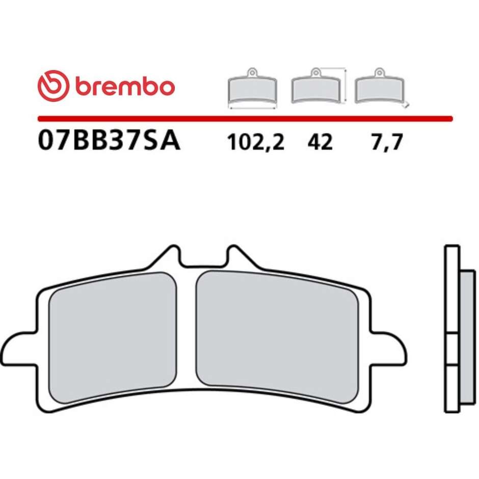 Pastiglie Freno Moto Sinterizzate Anteriori Brembo SA 07BB37SA