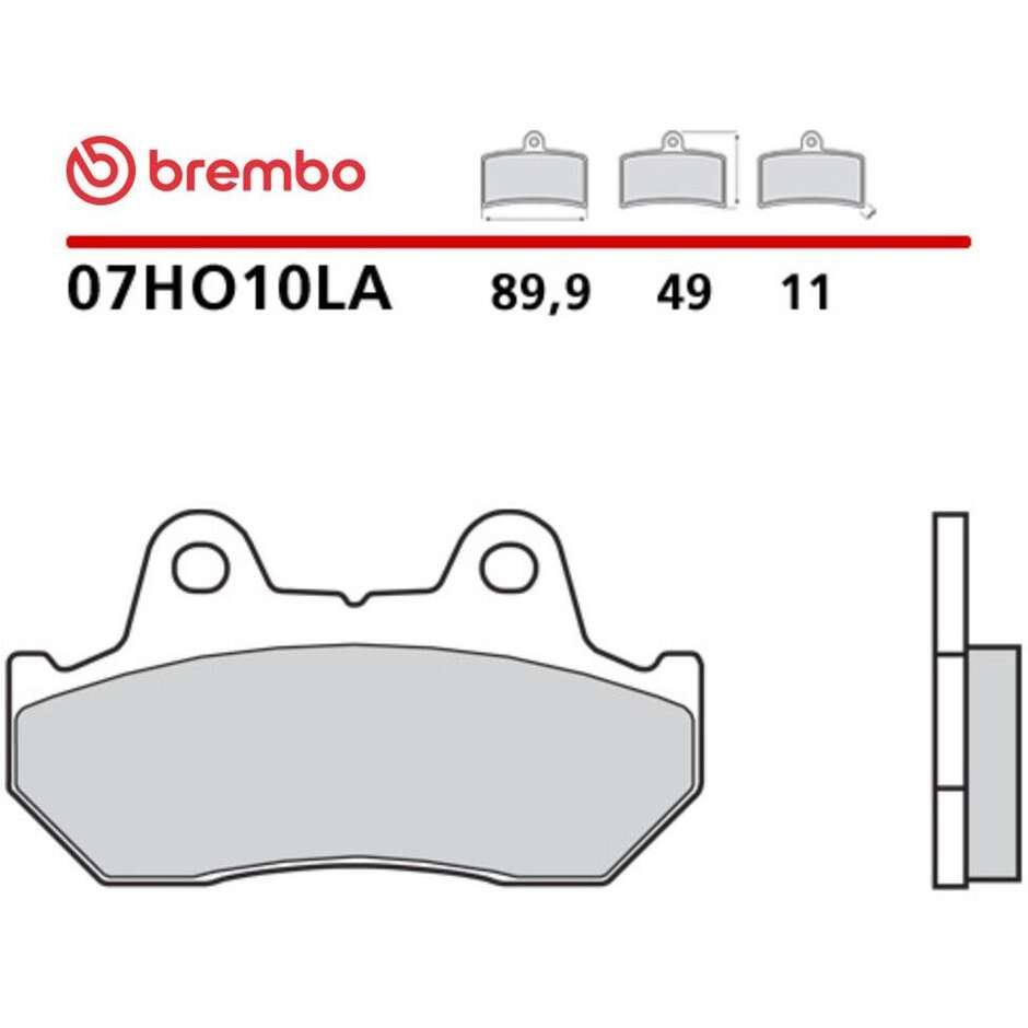 Pastiglie Freno Moto Sinterizzate Lunga Durata Anteriori Brembo LA 07HO10LA