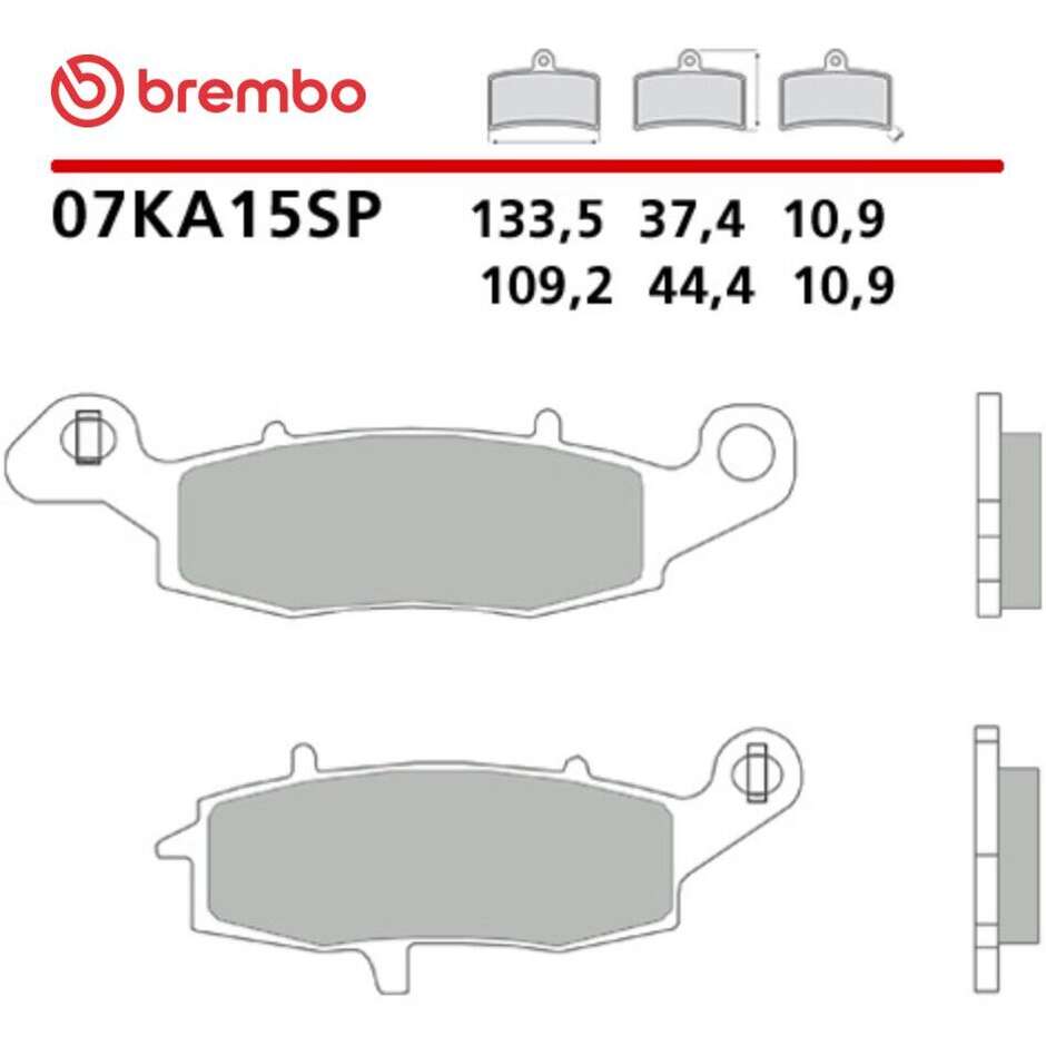 Pastiglie Freno Moto Sinterizzate Posteriori Brembo SP 07KA15SP