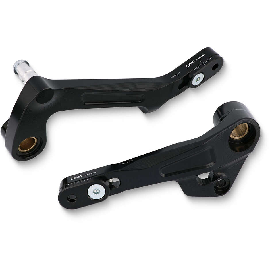 PEC02 Ducati Multistrada Rear Brake Gear Lever Kit - SLIDE CNC Racing Black