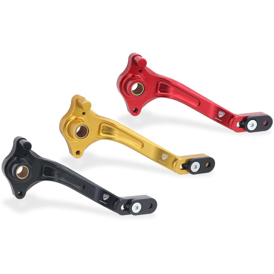 PEC08 Ducati Hypermotard 698 Mono-Hinterradbremshebel - Slide CNC Racing Rot