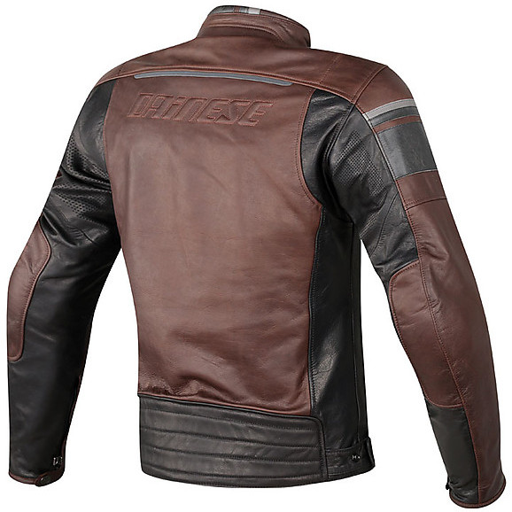 Perforated Leather Motorcycle Jacket Dainese Model
