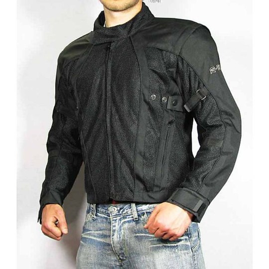 Perforated Moto Jacket Summer With Sheild Protection