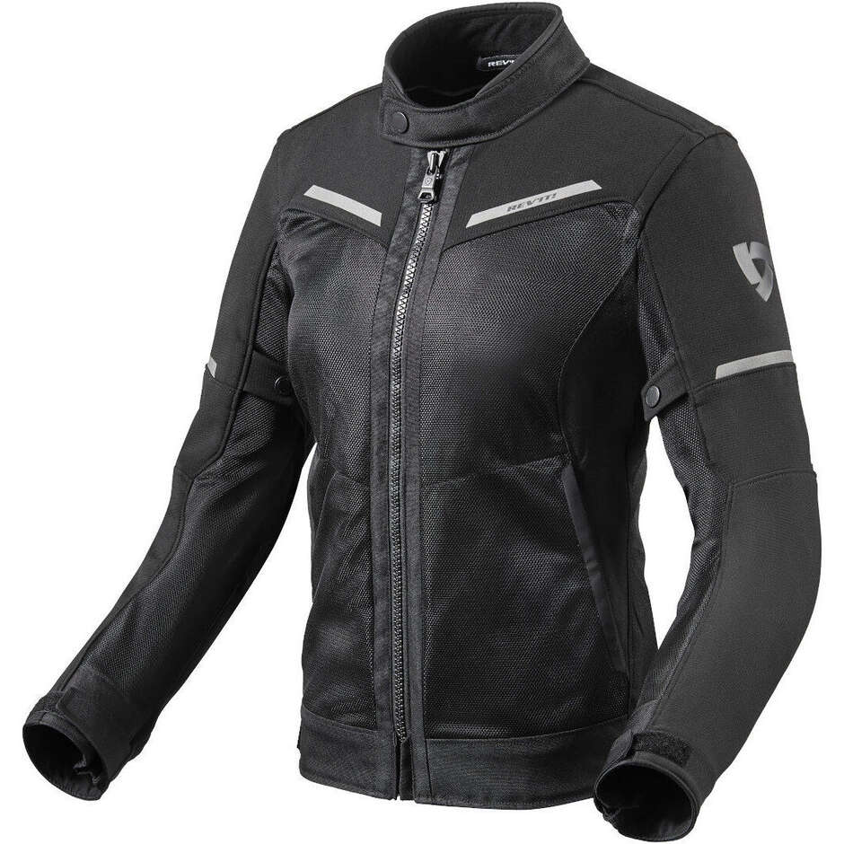 Perforated Motorcycle Jacket for Woman Rev'it AIRWAVE 3 LADY Black