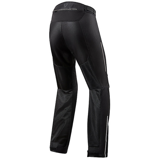 Perforated Motorcycle Pants Touring Rev'it AIRWAVE 3 Black Stretched