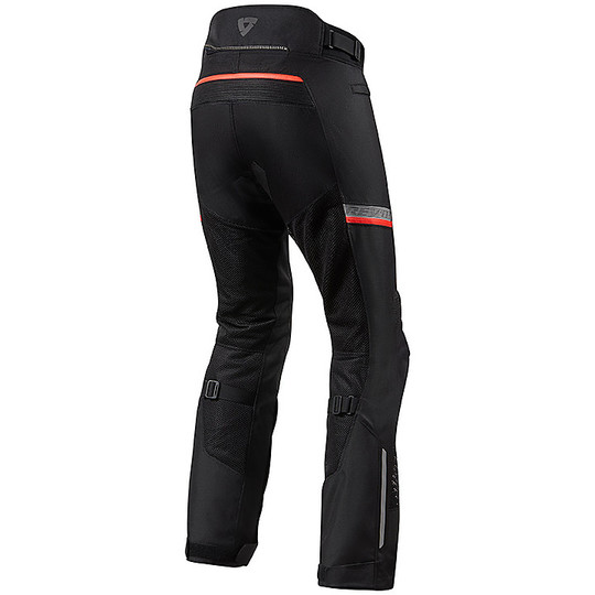 Perforated Motorcycle Pants Touring Rev'it TORNADO 3 Shortened Black