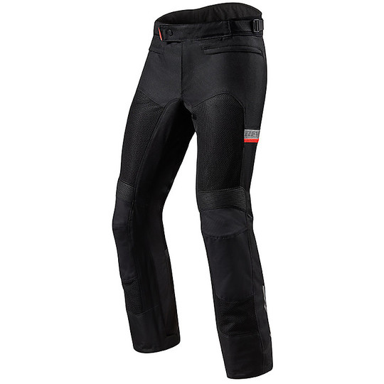 Perforated Motorcycle Pants Touring Rev'it TORNADO 3 Stretched Black