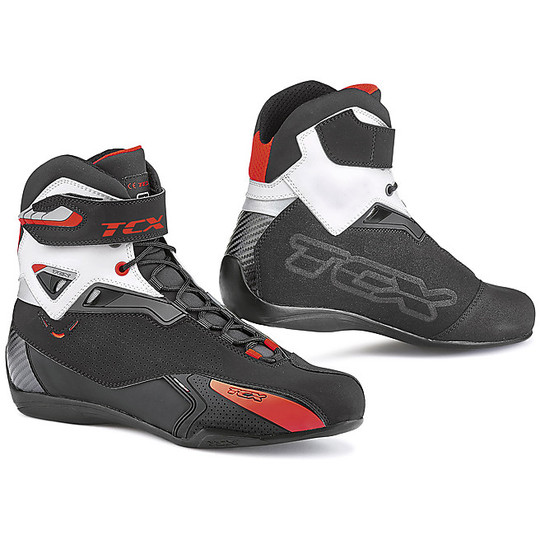 Performance Motorcycle Boots TCX Rush Black White
