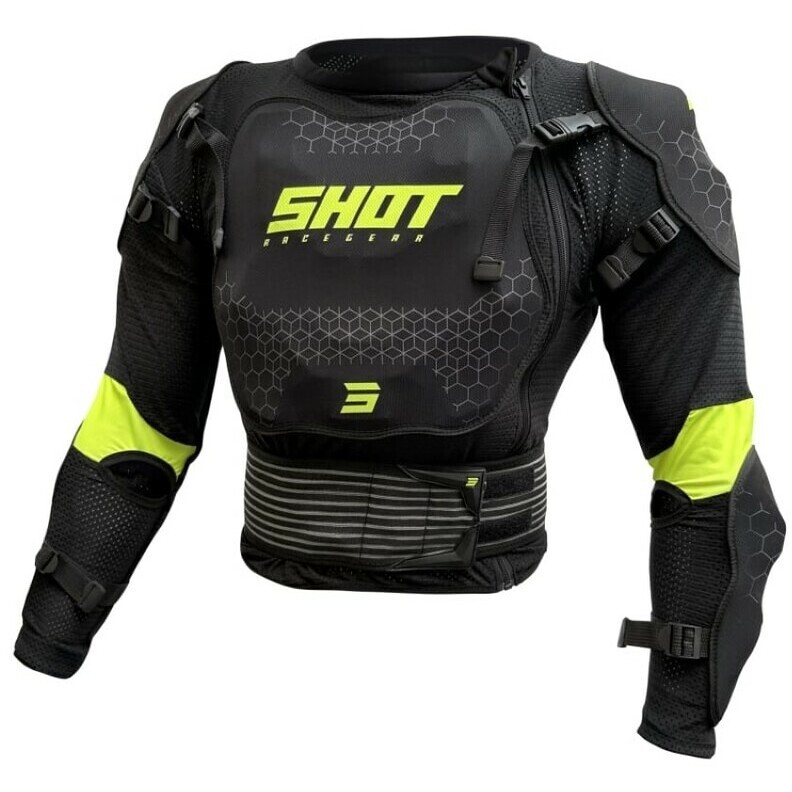 Pettorina Integrale Moto Cross Enduro OPTIMAL 2.0 Nero taglia S