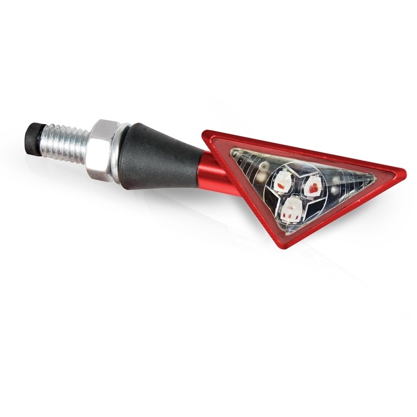 Pfeile Motorräder Universal-Barracuda Approved Z-Led B-Lux Red