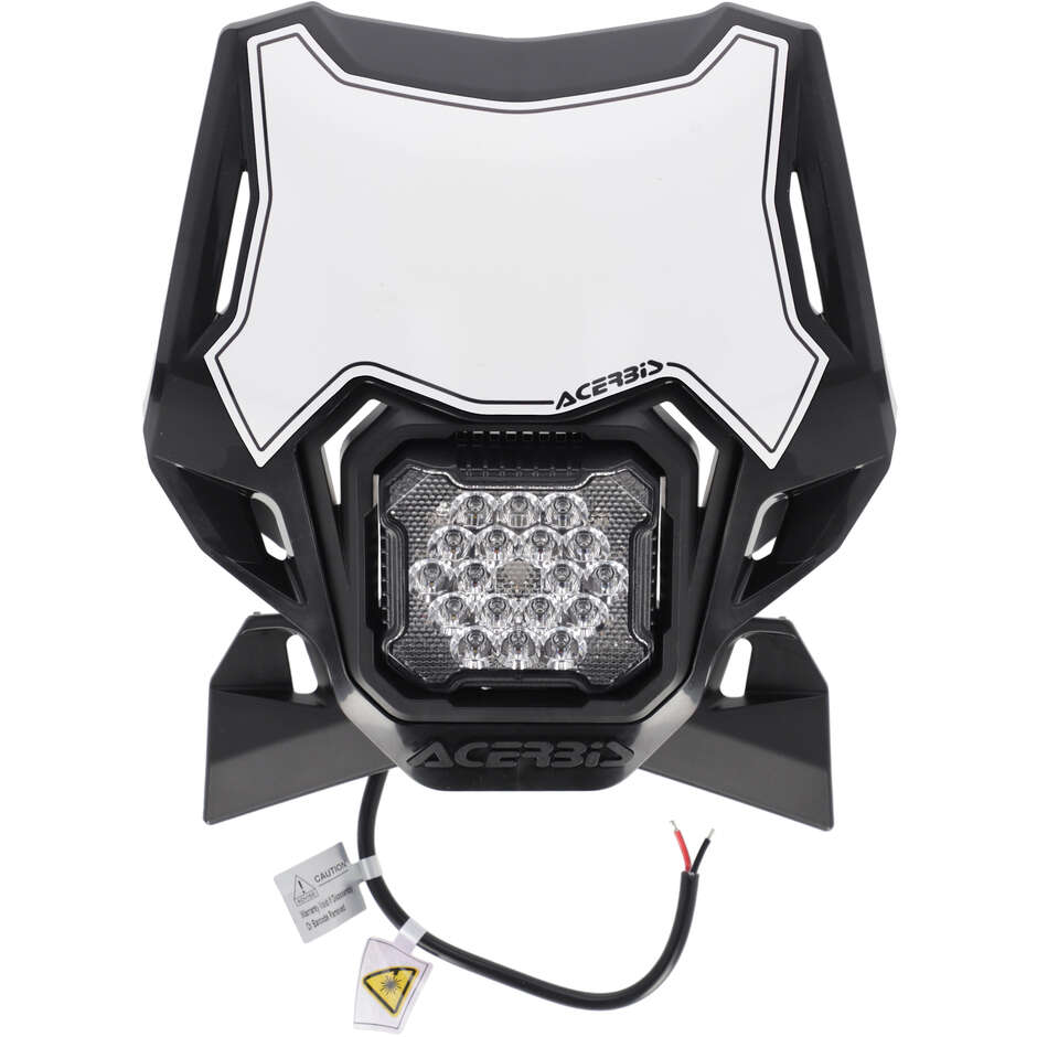 Phare LED Acerbis VSL Lumen-X 18 LED 27W Noir