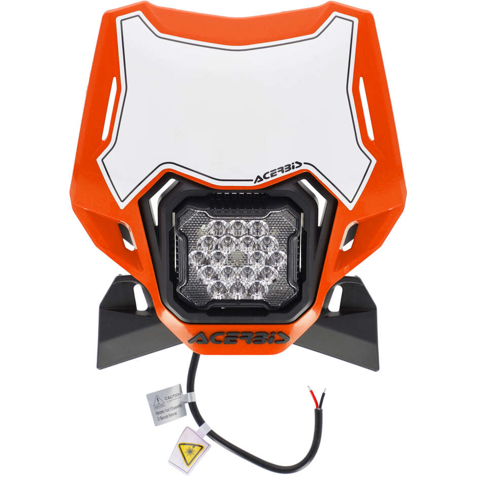 Phare LED orange Acerbis VSL Lumen-X 18 LED 27W