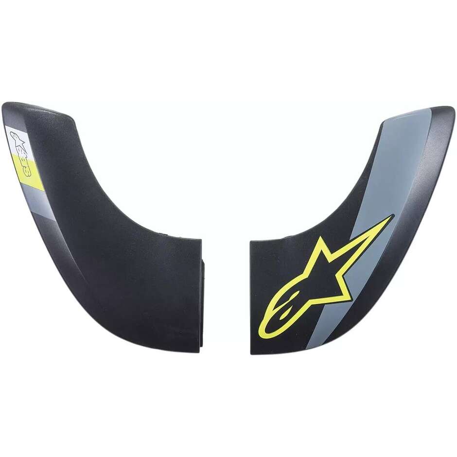 Piastra Mento per BNS TECH-2 Fluo Giallo Nero taglia unica