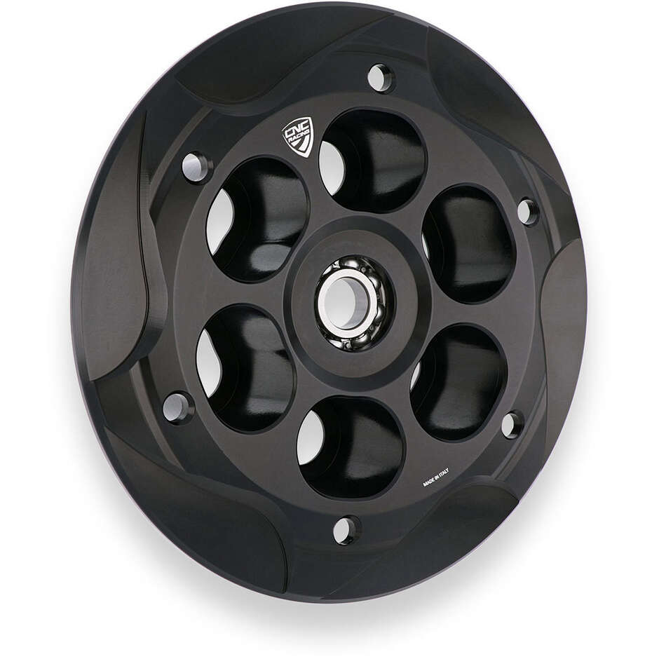 Piattello spingidisco frizione antisaltellamento MV Agusta con cuscinetto CNC Racing SP303 Nero