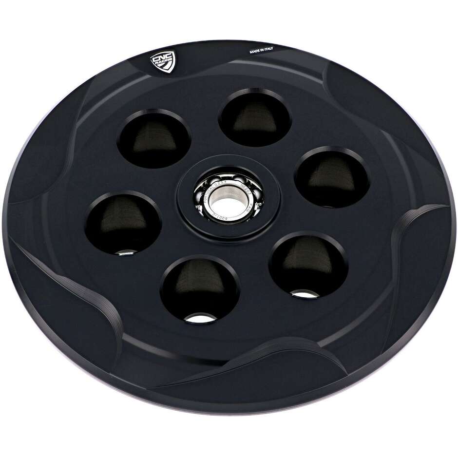 Piattello spingidisco frizione MV Agusta con cuscinetto CNC Racing SP300 Nero