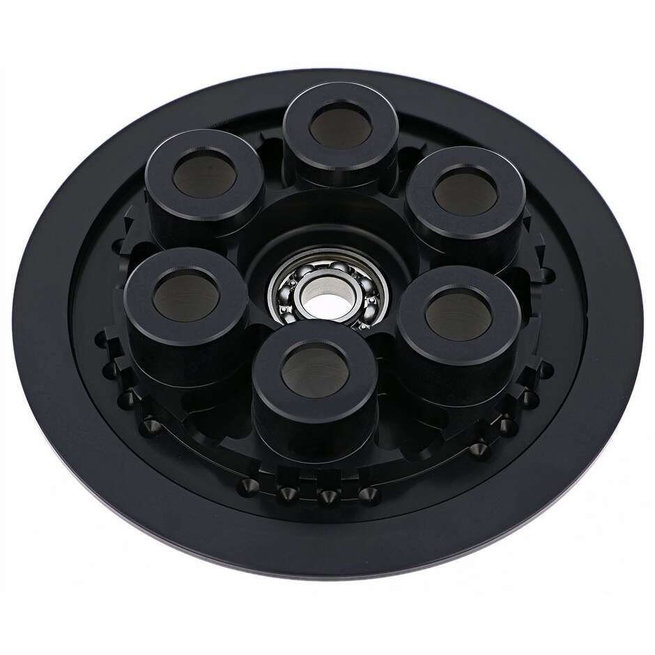 Piattello spingidisco frizione MV Agusta con cuscinetto CNC Racing SP300 Nero